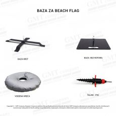 postolja baze beach flag